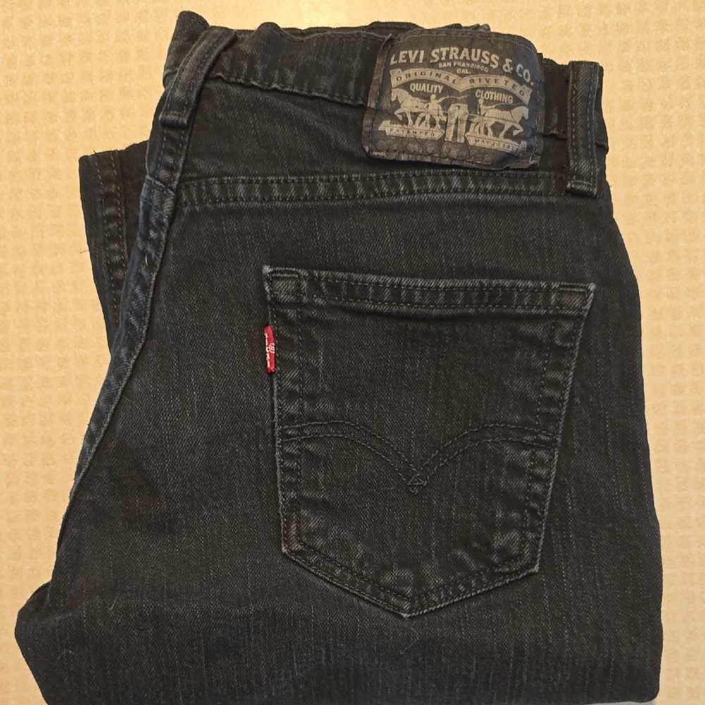 Levi's Men's Classic Black 511 Skinny Jeans 28 X 32